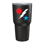 Star Sun Bolt RWB 4th Tumbler - 30oz - Tumbler