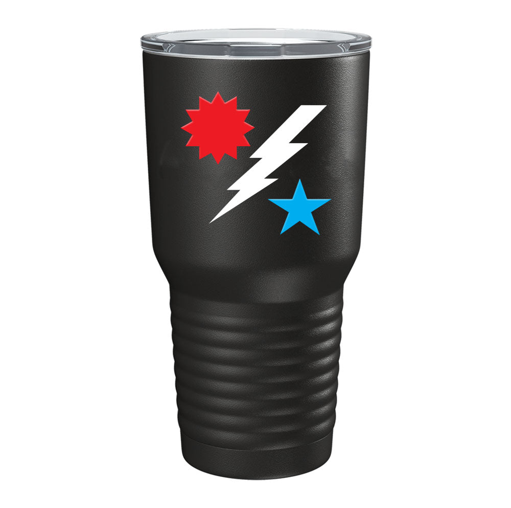 Star Sun Bolt RWB 4th Tumbler - 30oz - Tumbler