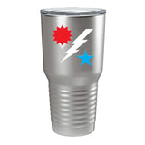 Star Sun Bolt RWB 4th Tumbler - 30oz - Tumbler