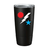 Star Sun Bolt RWB 4th Tumbler - 20oz - Tumbler