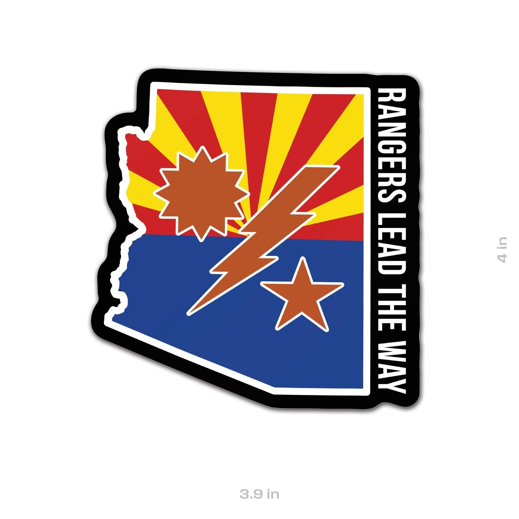 State Ranger Sticker - Arizona - 4" - Sticker