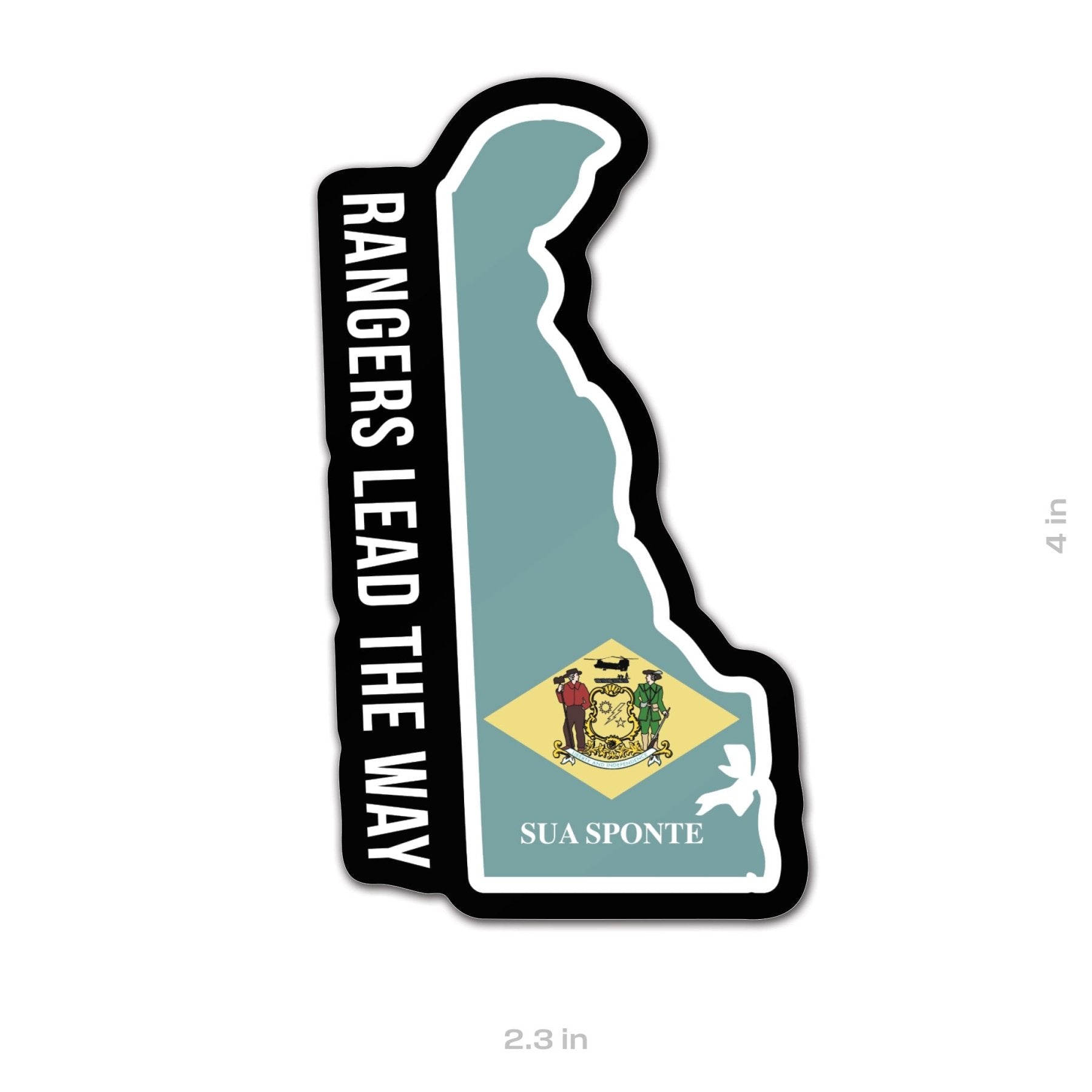 State Ranger Sticker - Delaware - 4" - Sticker