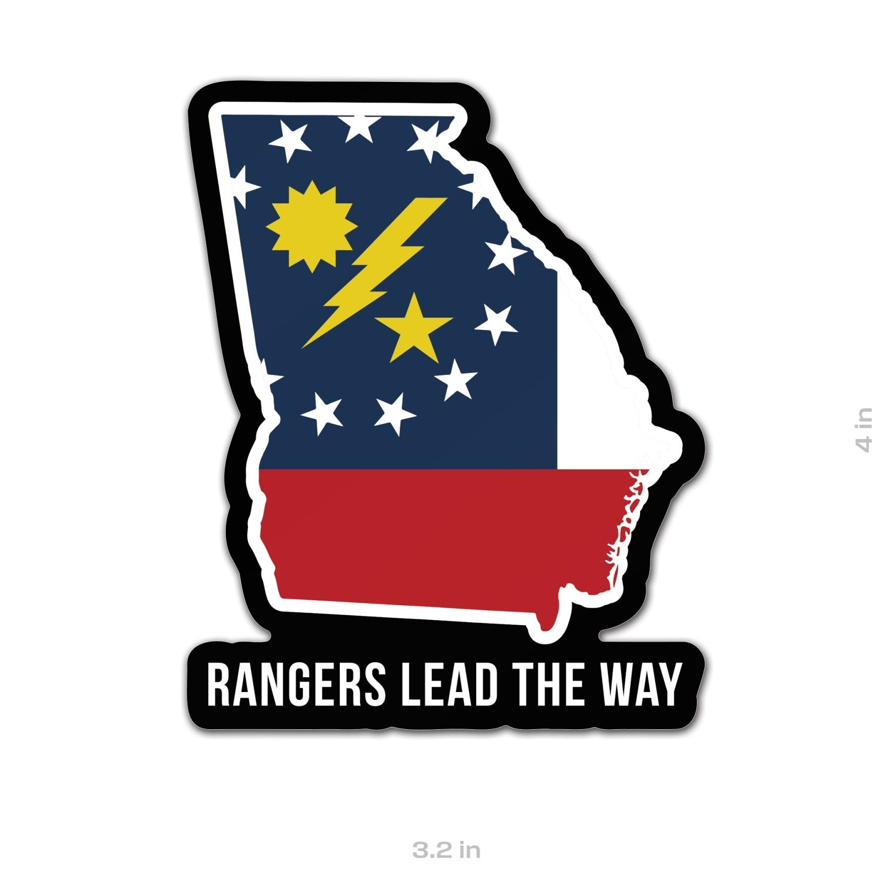 State Ranger Sticker - Georgia - 4" - Sticker