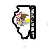 State Ranger Sticker - Illinois - 4" - Sticker