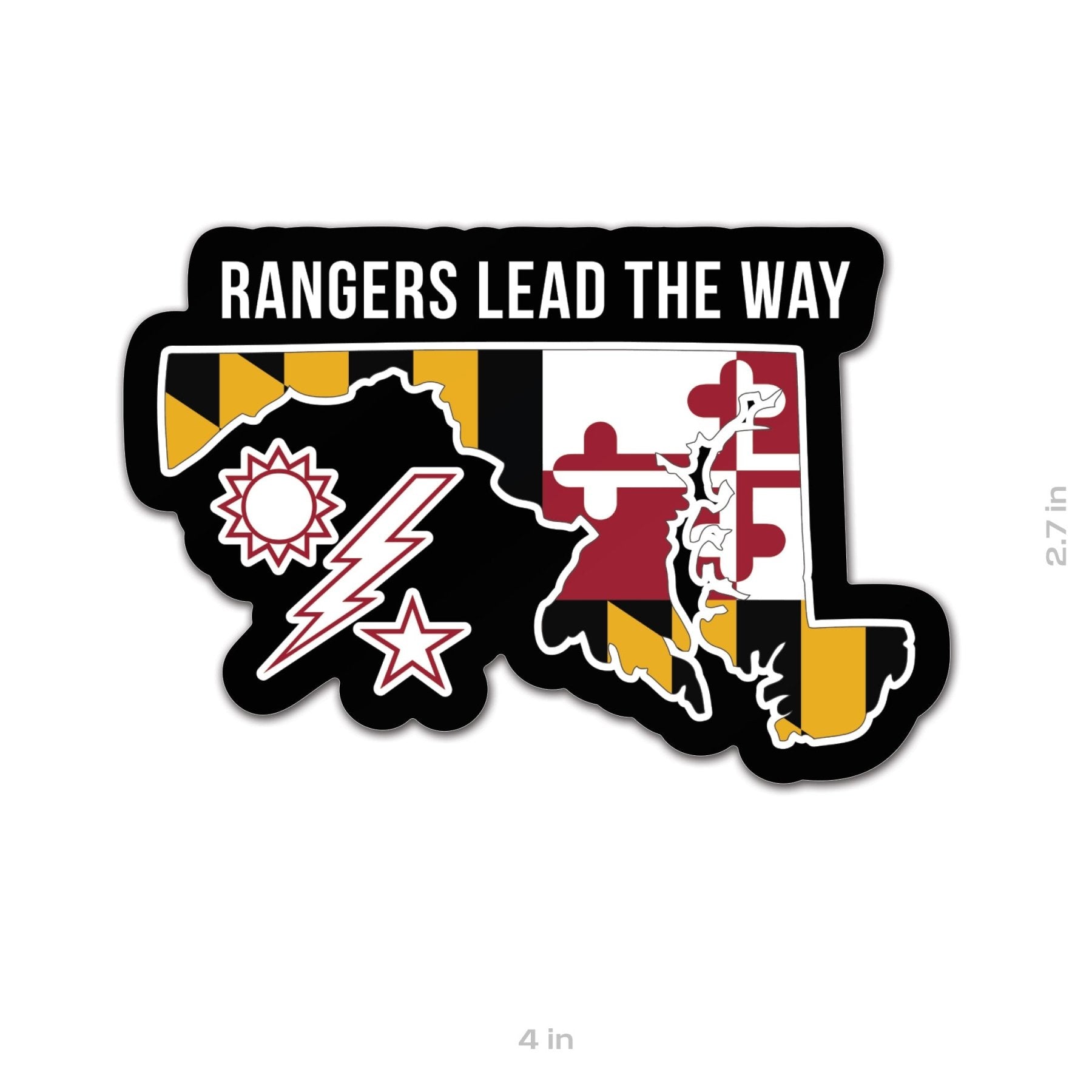 State Ranger Sticker - Maryland - 4" - Sticker