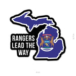 State Ranger Sticker - Michigan - 4" - Sticker