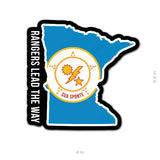 State Ranger Sticker - Minnesota - 4" - Sticker