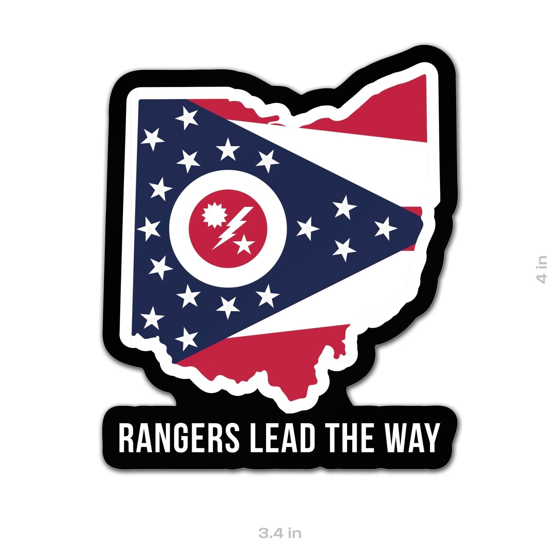 State Ranger Sticker - Ohio - 4" - Sticker