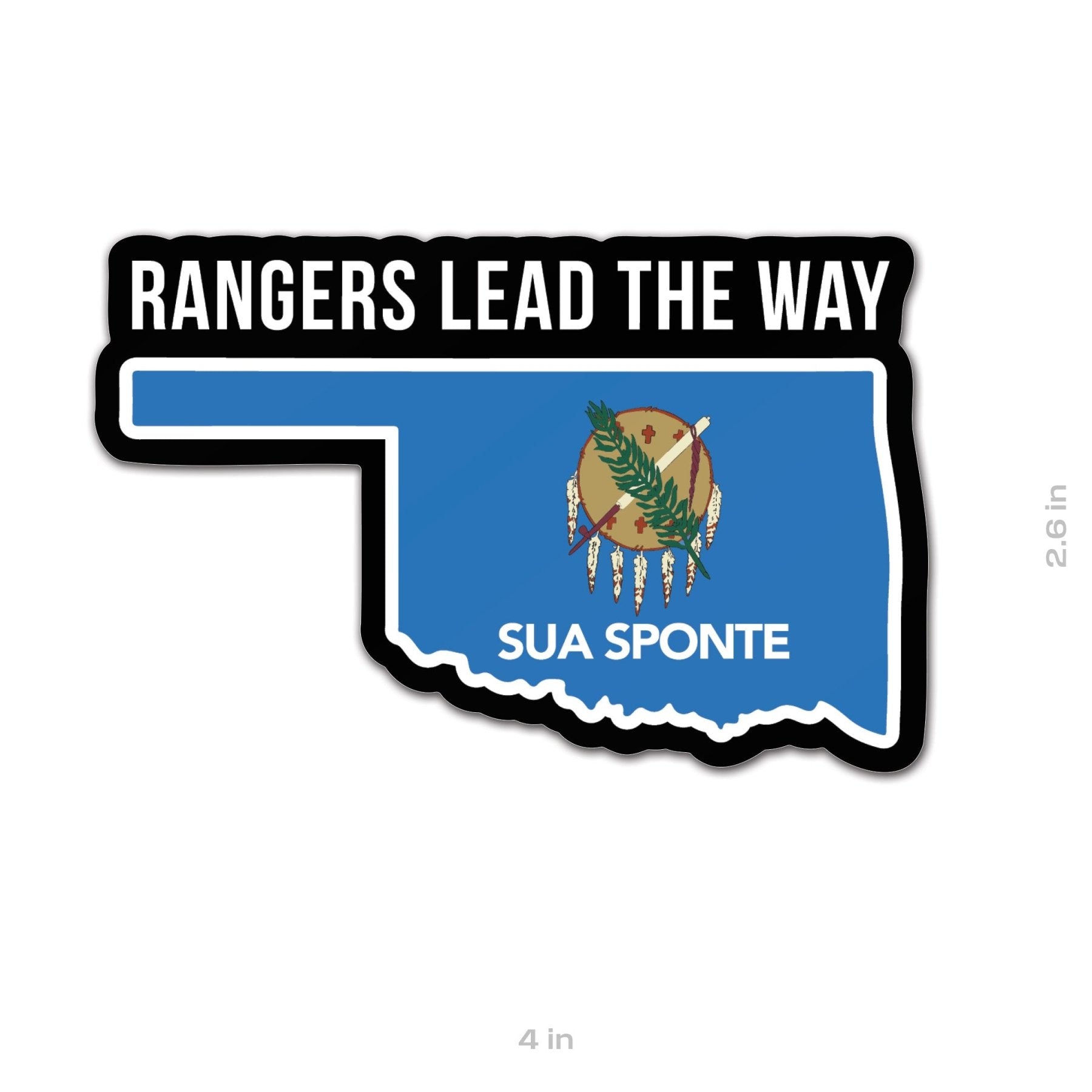 State Ranger Sticker - Oklahoma - 4" - Sticker