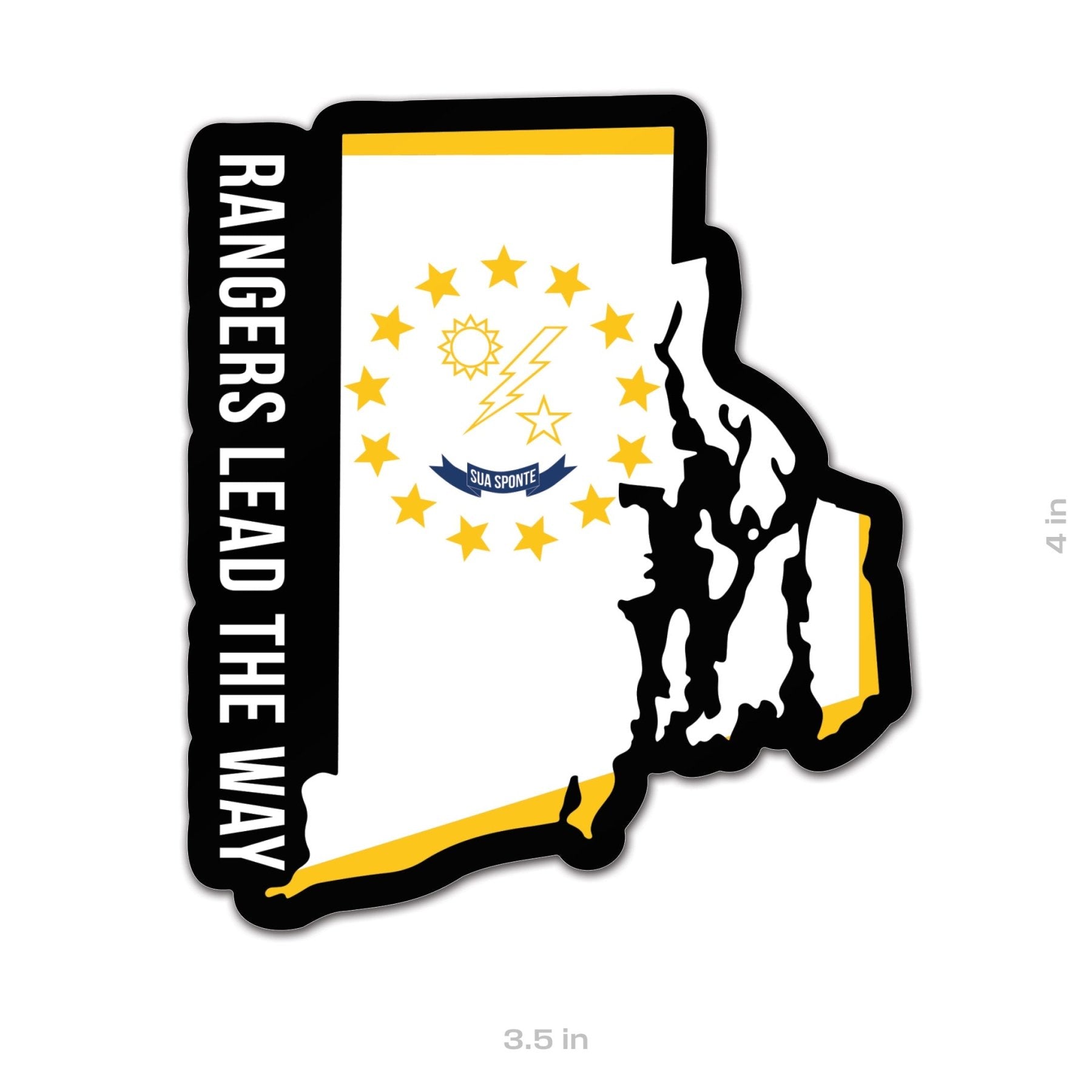 State Ranger Sticker - Rhode Island - 4" - Sticker