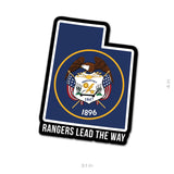 State Ranger Sticker - Utah - 4" - Sticker