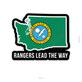 State Ranger Sticker - Washington - 4" - Sticker