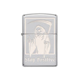 Stay Positive Lighter - Chrome - Lighter