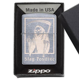 Stay Positive Lighter - Chrome - Lighter