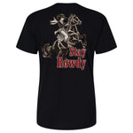 Stay Rowdy Cowgirl Ladies Relaxed - Fit Tee - Small - Shirt