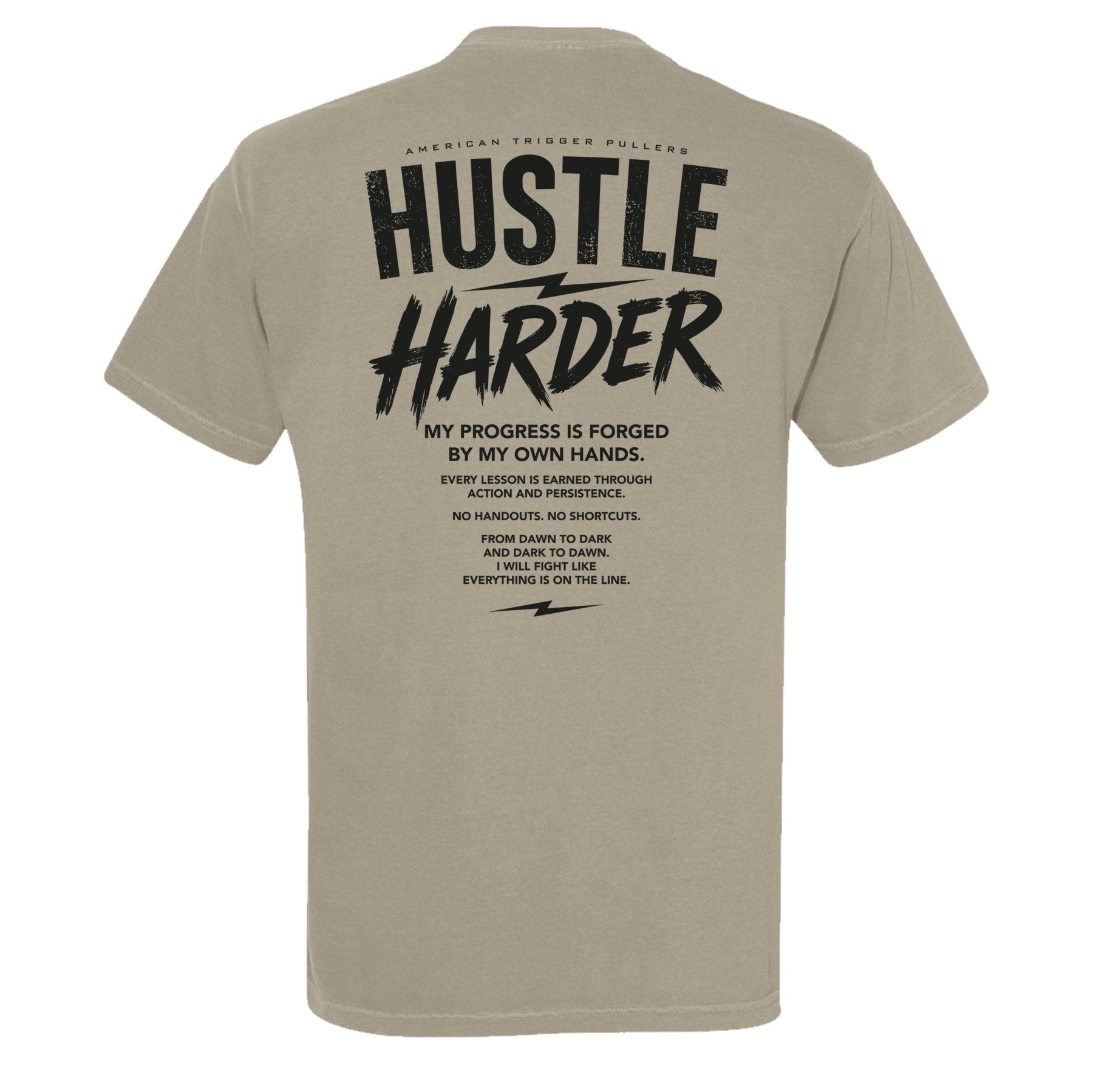 Street Hustle Harder Heavyweight Tee - Small - Shirt