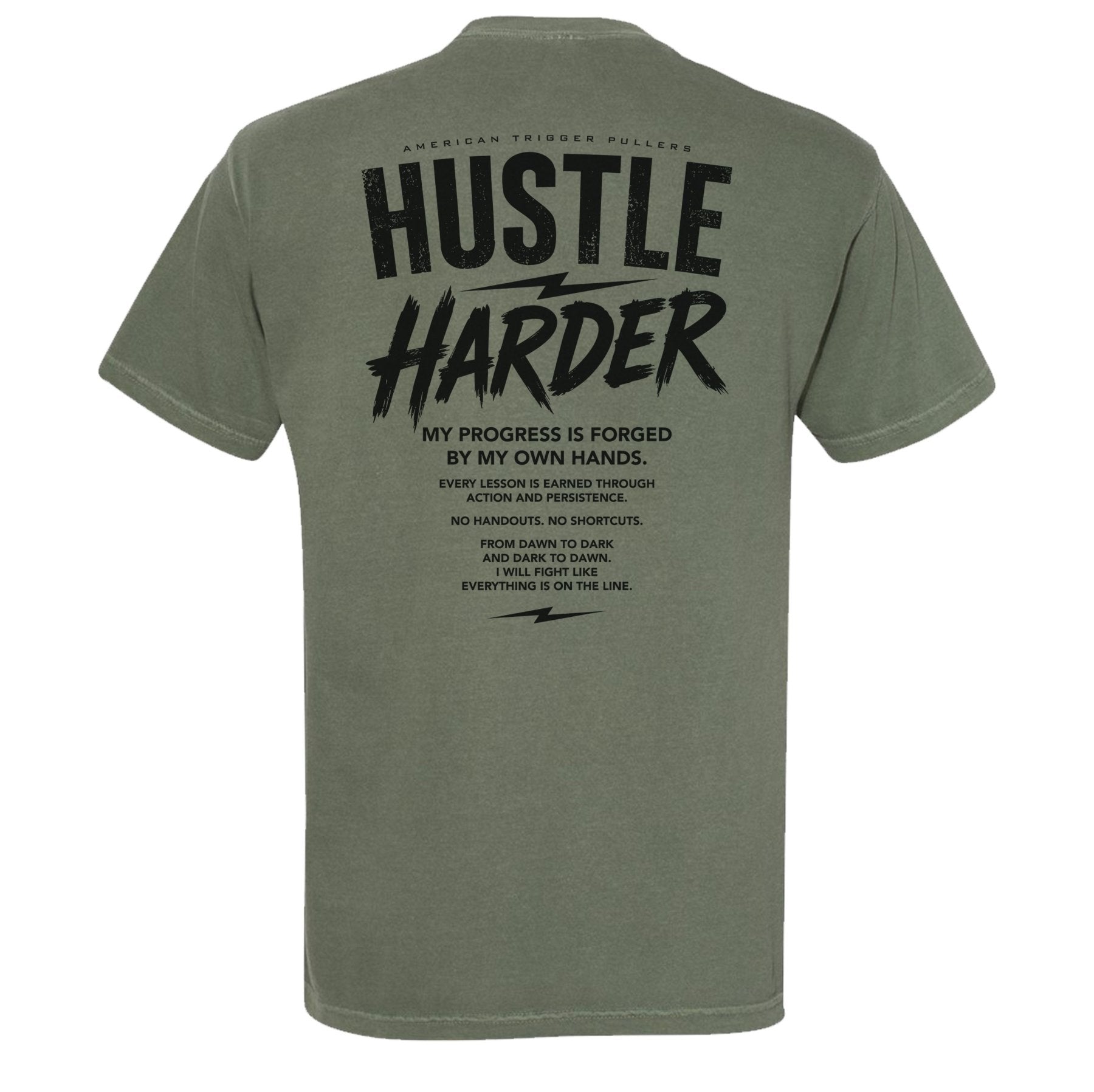 Street Hustle Harder Heavyweight Tee - Small - Shirt