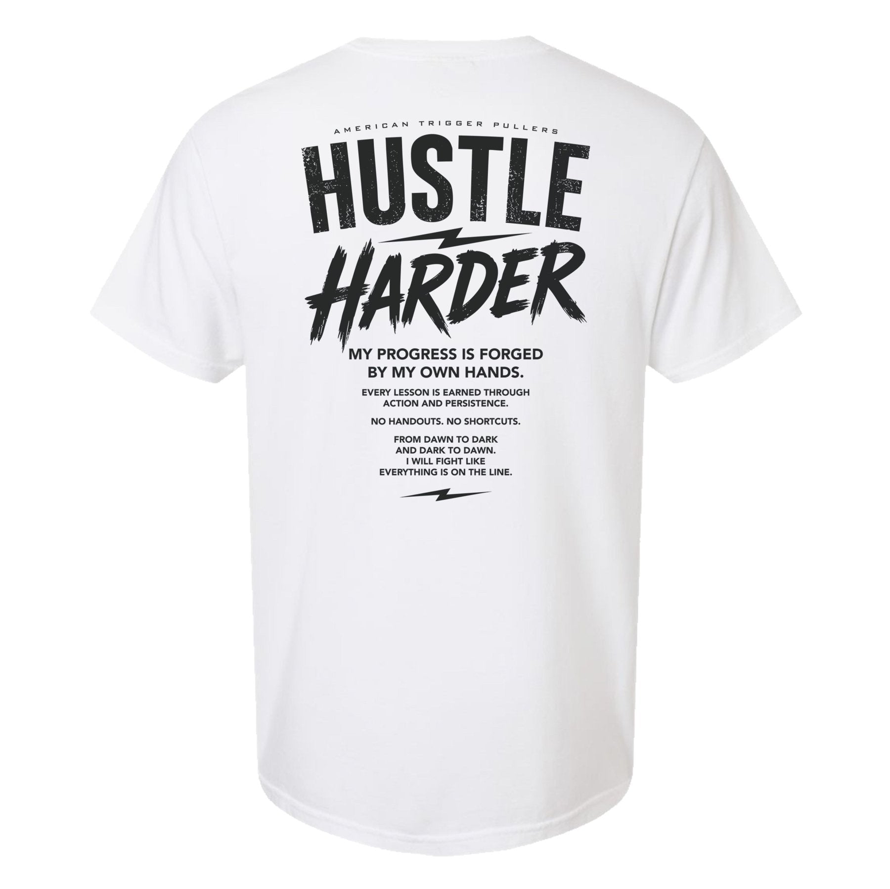 Street Hustle Harder Heavyweight Tee - Small - Shirt