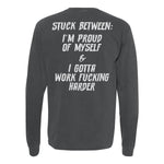 Stuck Between Heavyweight Long Sleeve - Small - Long Sleeve