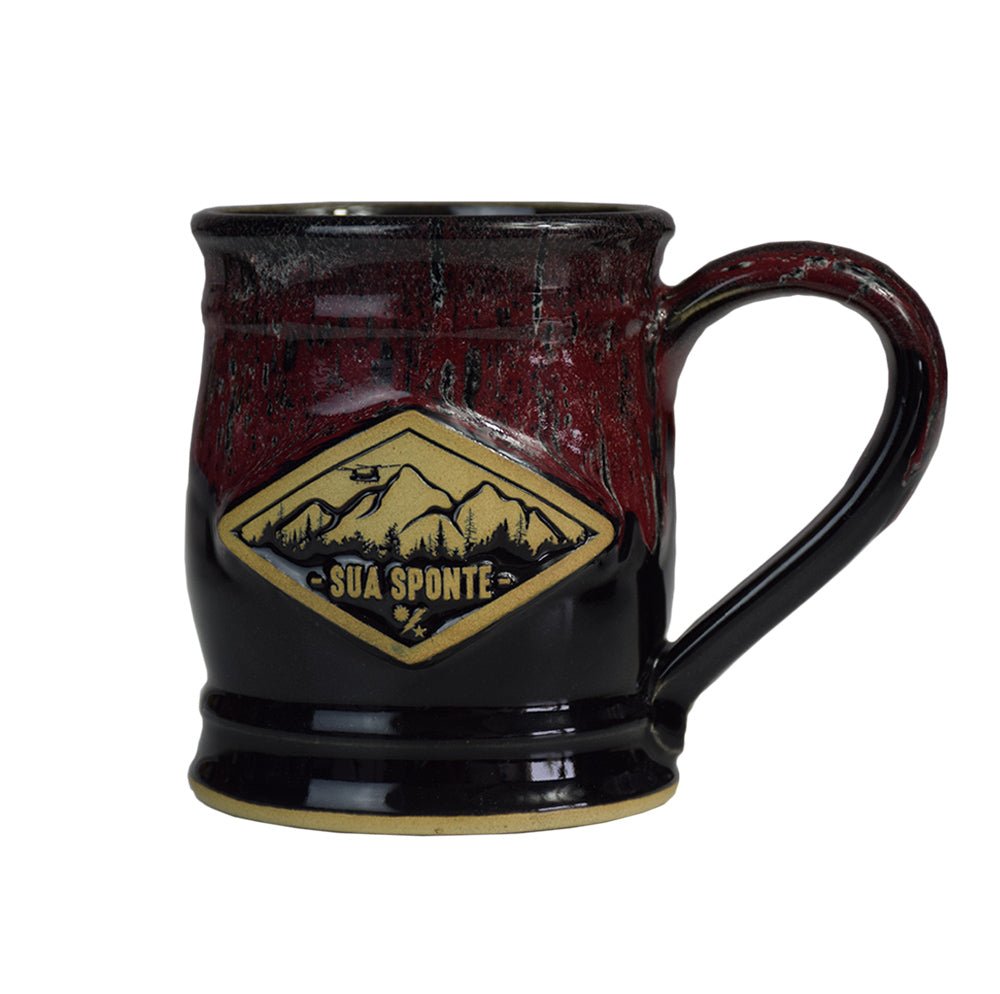 Sua Sponte Diamond Handmade Mug - 12oz - Pottery Mug