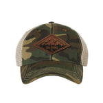 Sua Sponte Diamond Leather Dad Cap - OSFA - Headwear