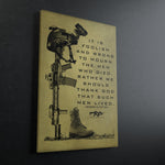 Such Men Memorial Canvas - Stretched Canvas - Canvas