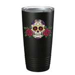 Sugar Skull Tumbler - 20oz - Tumbler