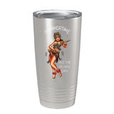 Summertime Hula Girl Tumbler - 20oz - Tumbler