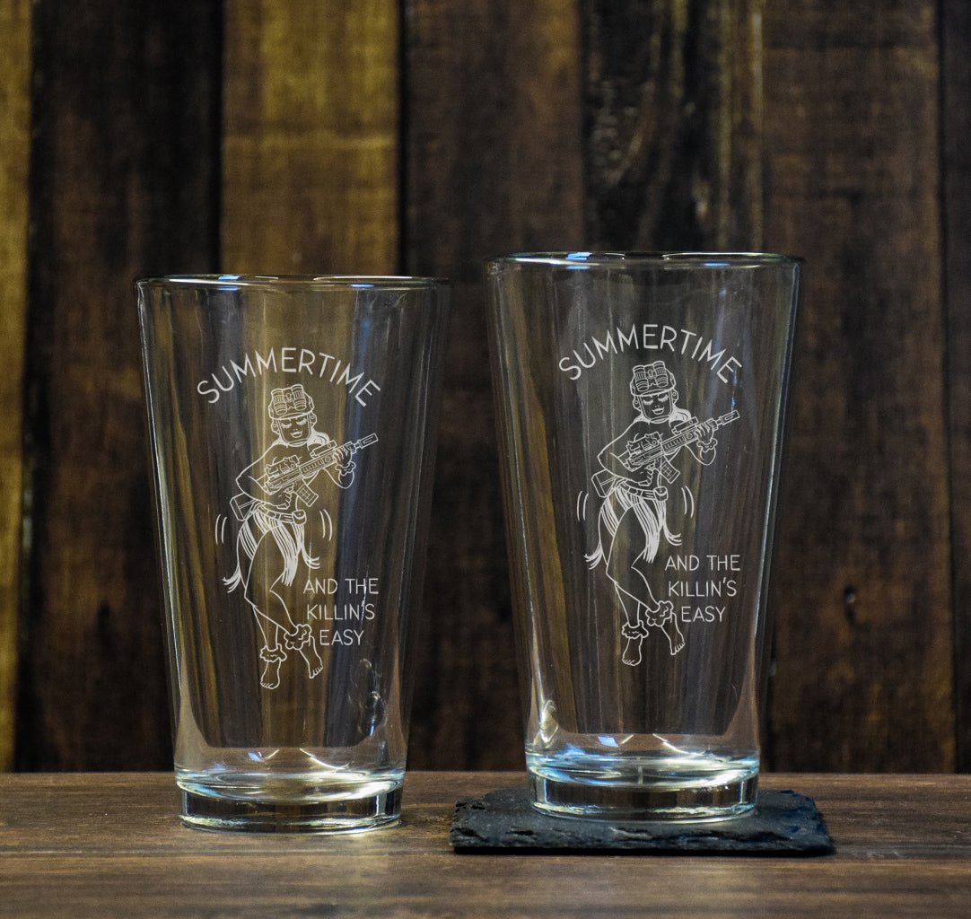 Summertime Pint Glass Set - Glassware