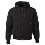Sun Star Bolt Embroidered Boulder Cloth™ Hooded Jacket - Small - Outerwear