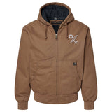 Sun Star Bolt Embroidered Boulder Cloth™ Hooded Jacket - Small - Outerwear