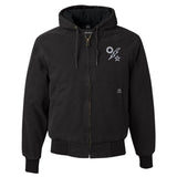 Sun Star Bolt Embroidered Boulder Cloth™ Hooded Jacket - Small - Outerwear