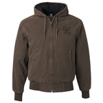 Sun Star Bolt Embroidered Boulder Cloth™ Hooded Jacket - Small - Outerwear