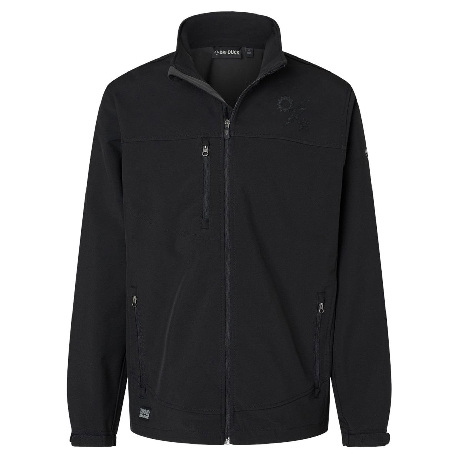 Sun Star Bolt Embroidered Motion Soft Shell Jacket - Small - Outerwear