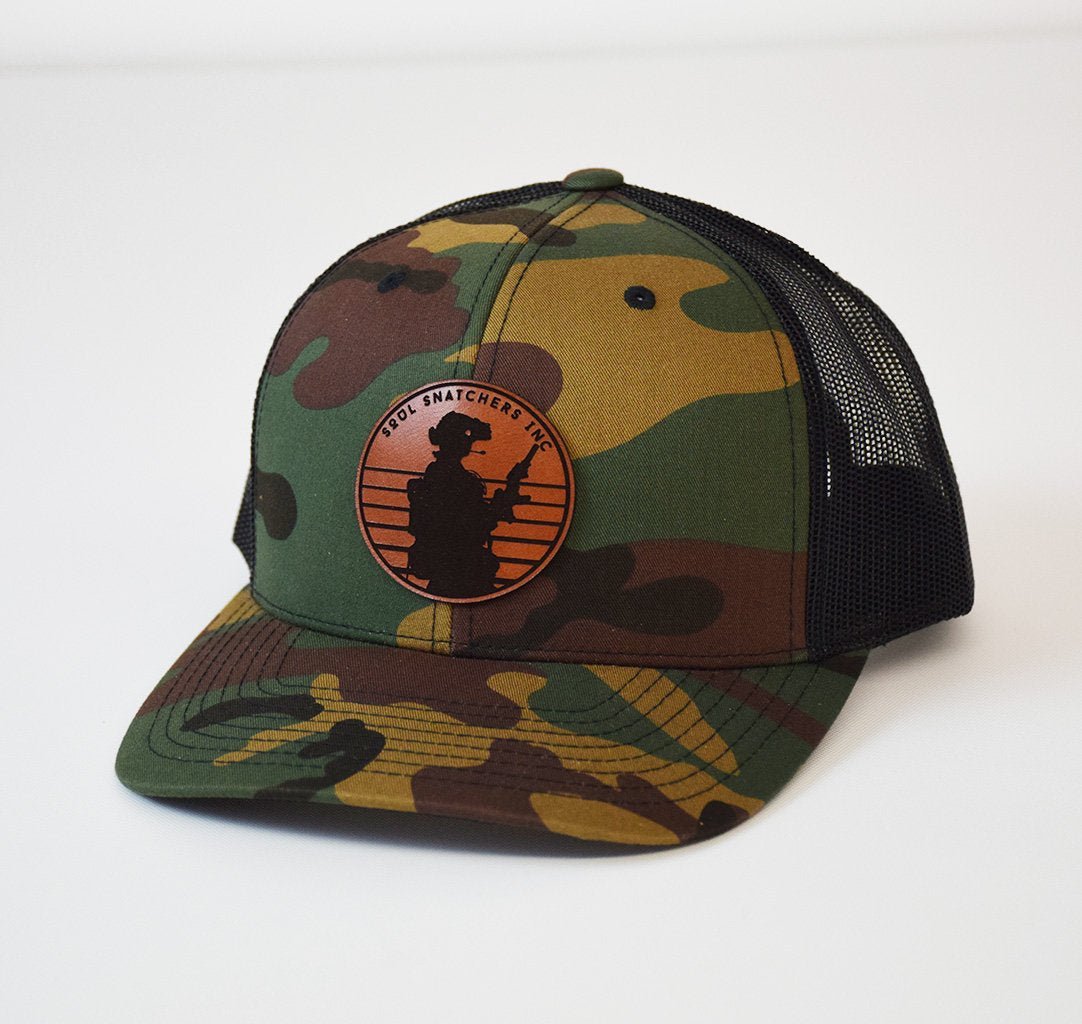 Sunrise Operator Snap - Back - Woodland/Black Mesh - Headwear