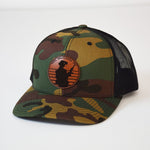 Sunrise Operator Snap - Back - Woodland/Black Mesh - Headwear