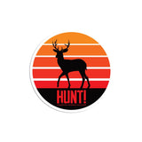 Sunset Deer Sticker - 4" - Sticker