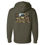 T3xATP Collab Day Patrol Hoodie - Small - Hoodie