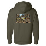 T3xATP Collab Day Patrol Hoodie - Small - Hoodie