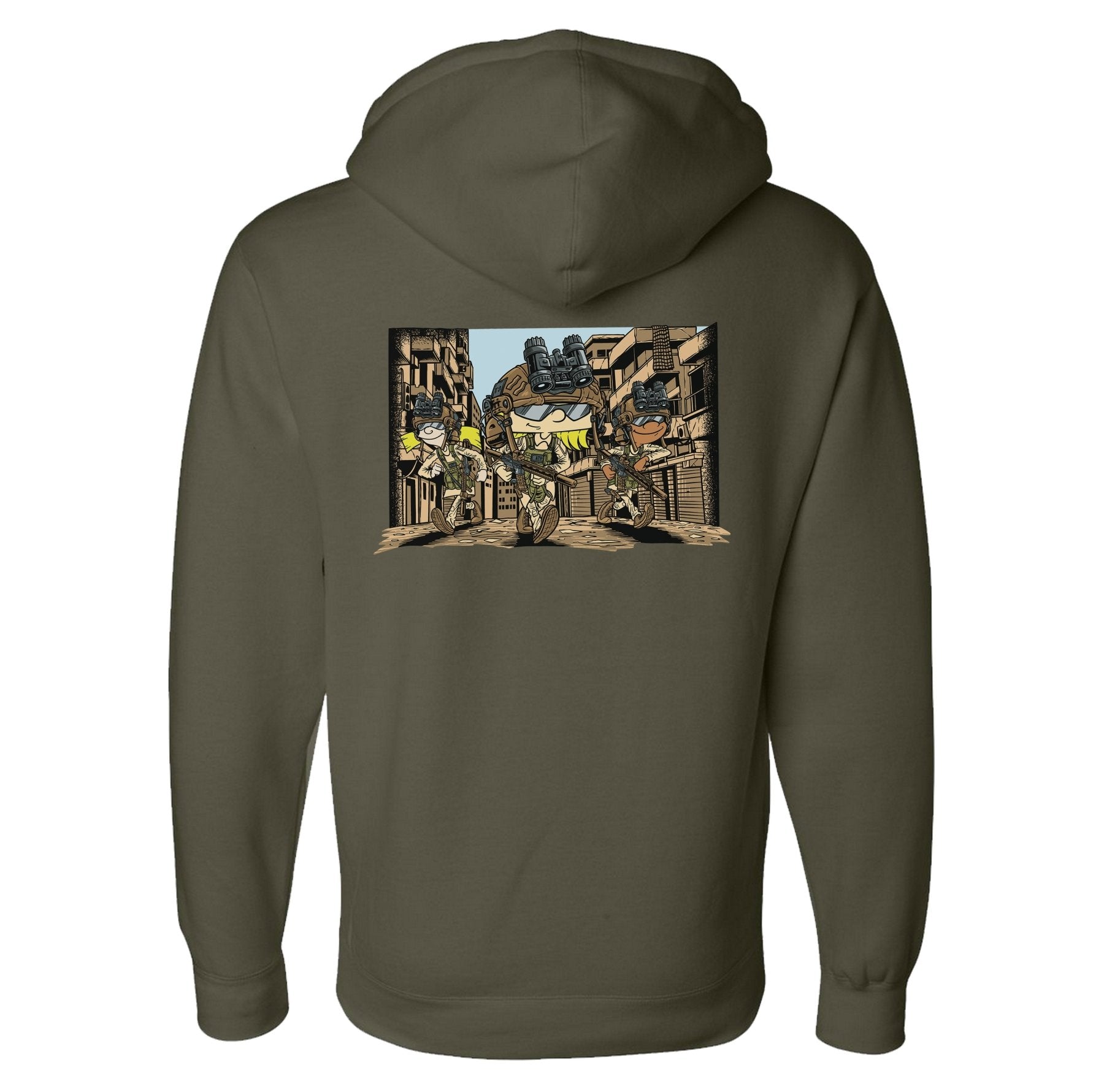 T3xATP Collab Day Patrol Hoodie - Small - Hoodie