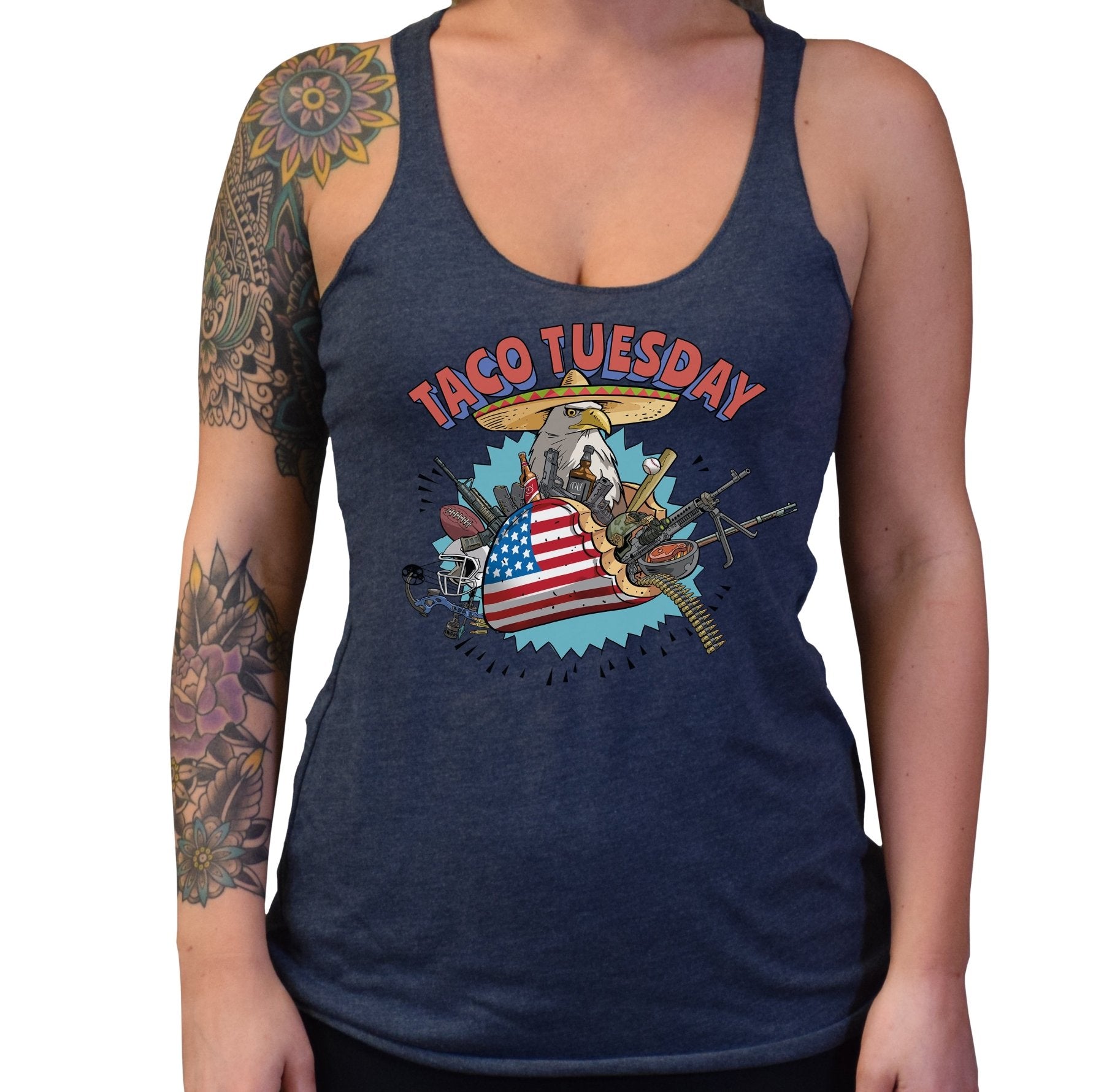 Taco Tuesday Tri - Blend - Small - Tank