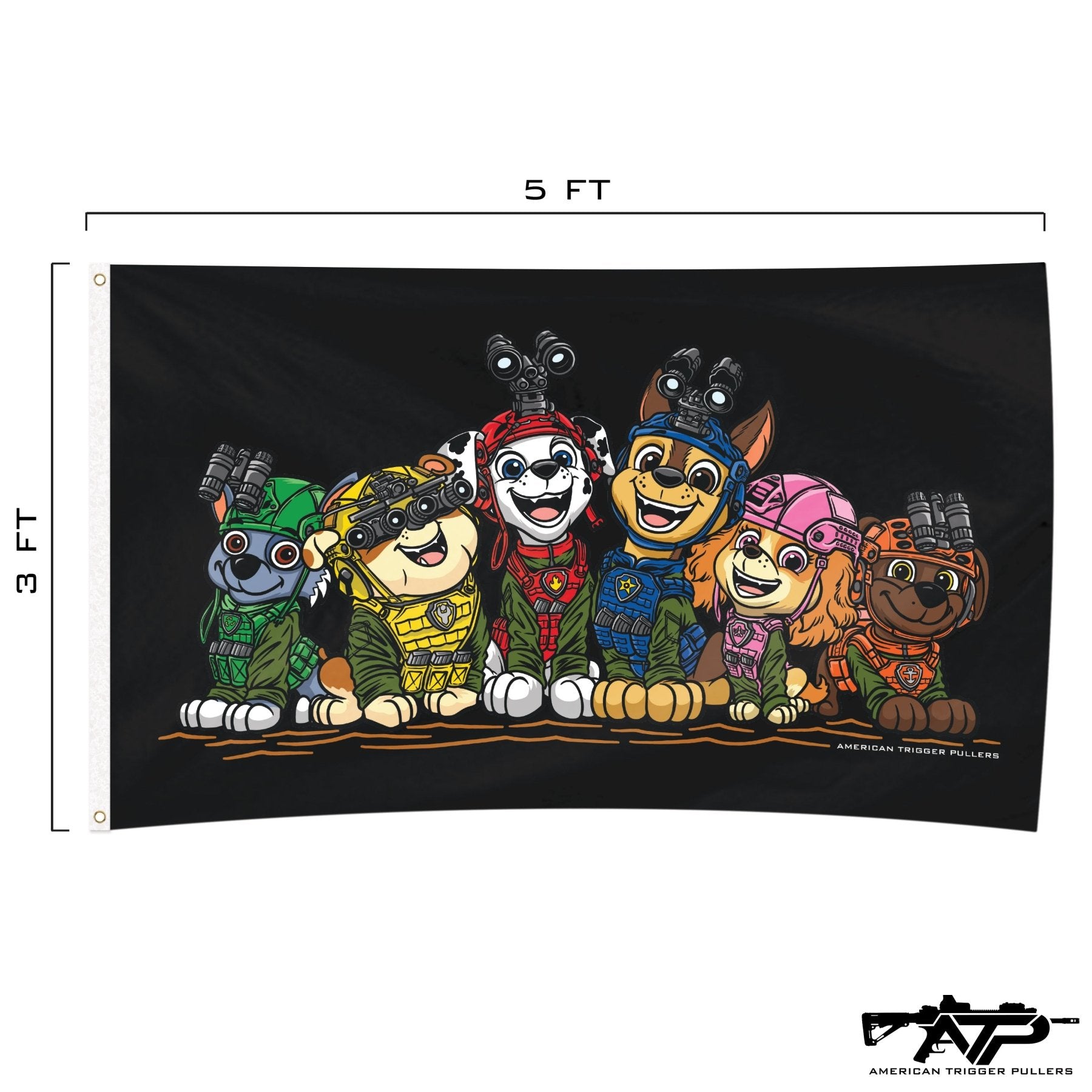 Tacti - Patrol Flag - 3' x 5' - Flag