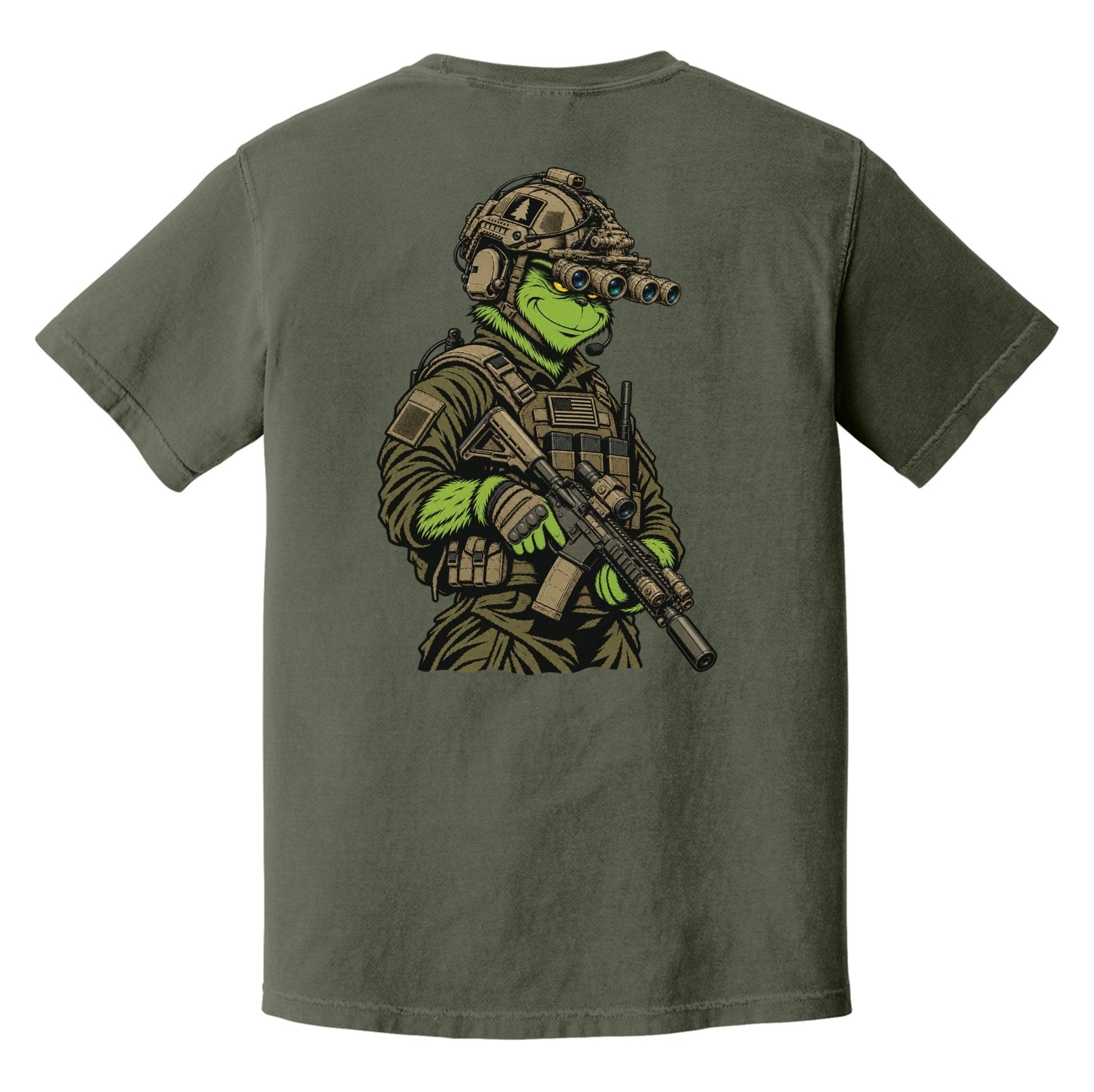 Tactical Grinch Heavyweight Tee - Small - Shirt