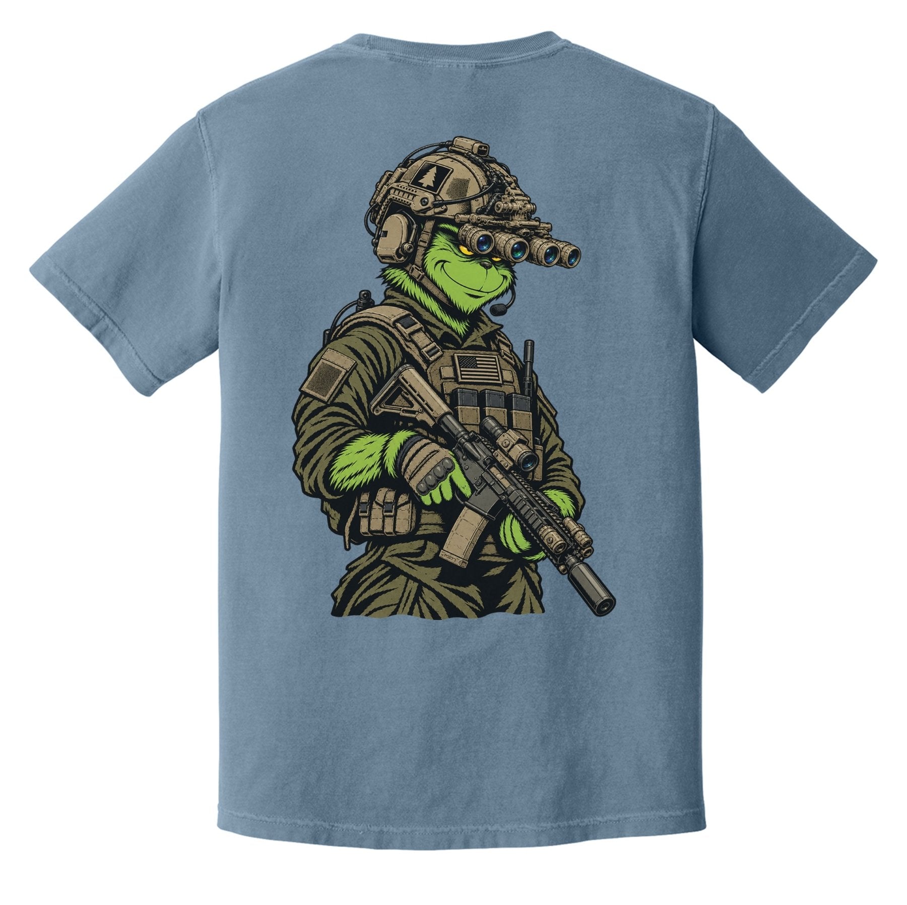 Tactical Grinch Heavyweight Tee - Small - Shirt
