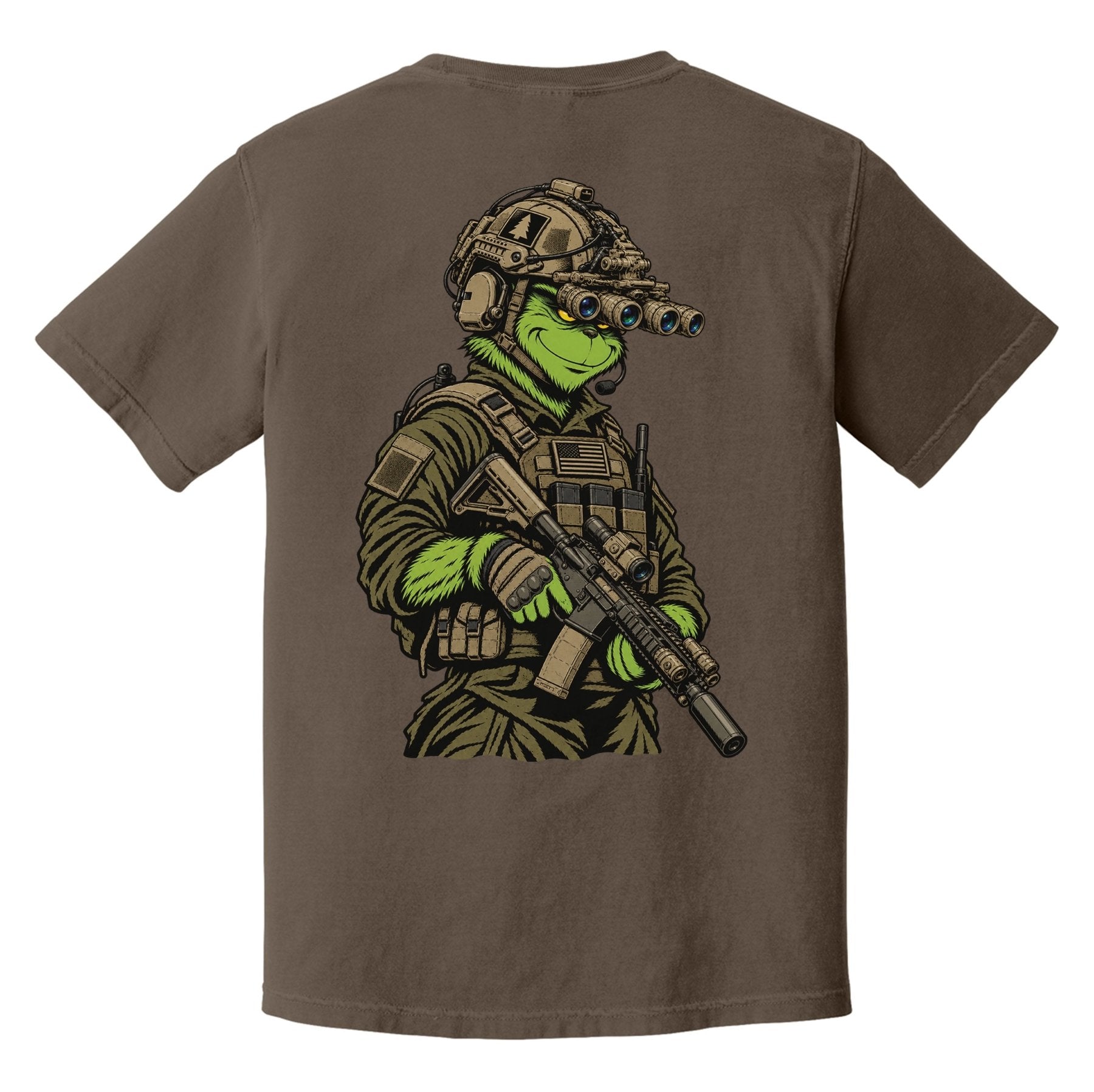 Tactical Grinch Heavyweight Tee - Small - Shirt