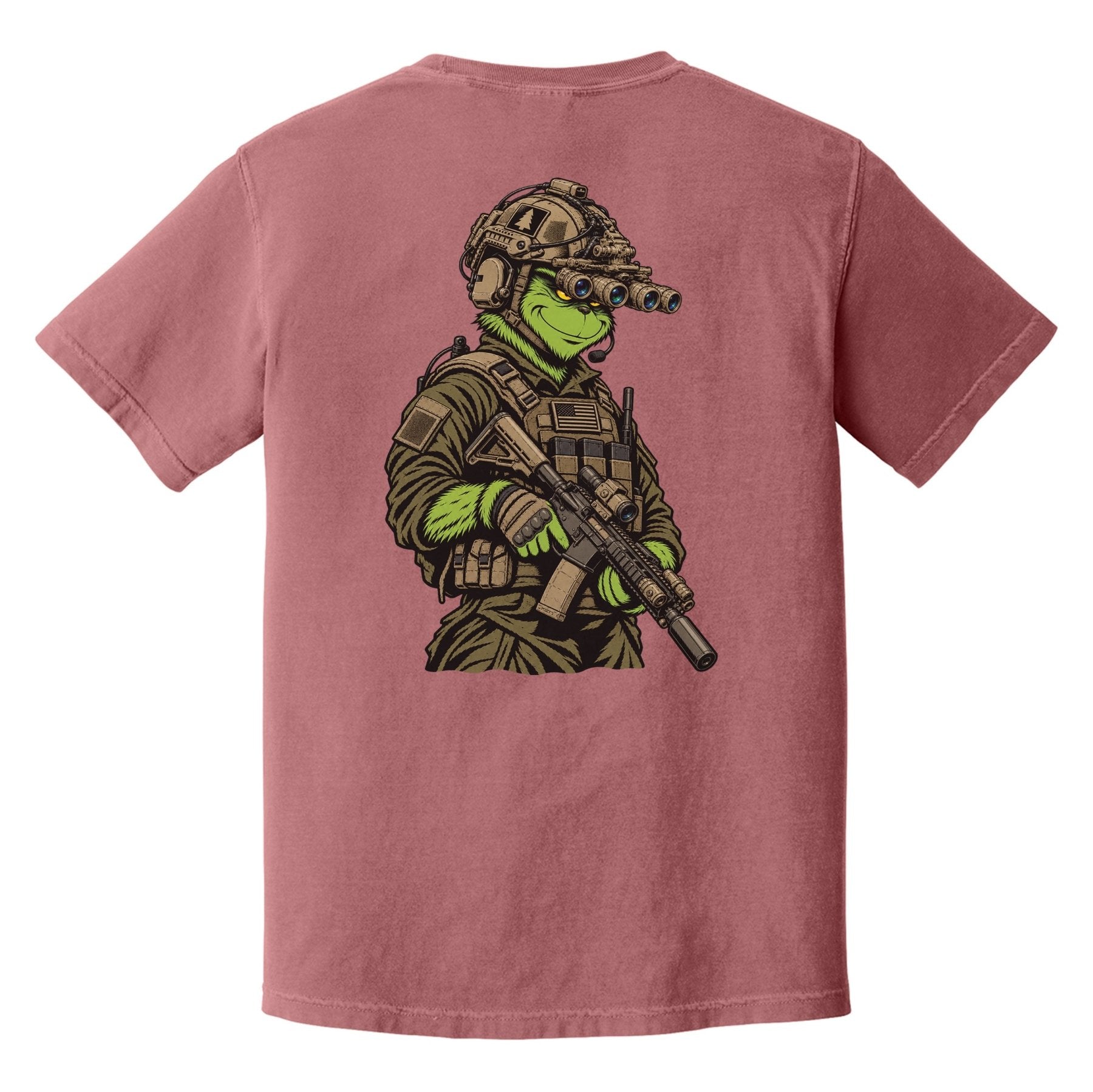 Tactical Grinch Heavyweight Tee - Small - Shirt