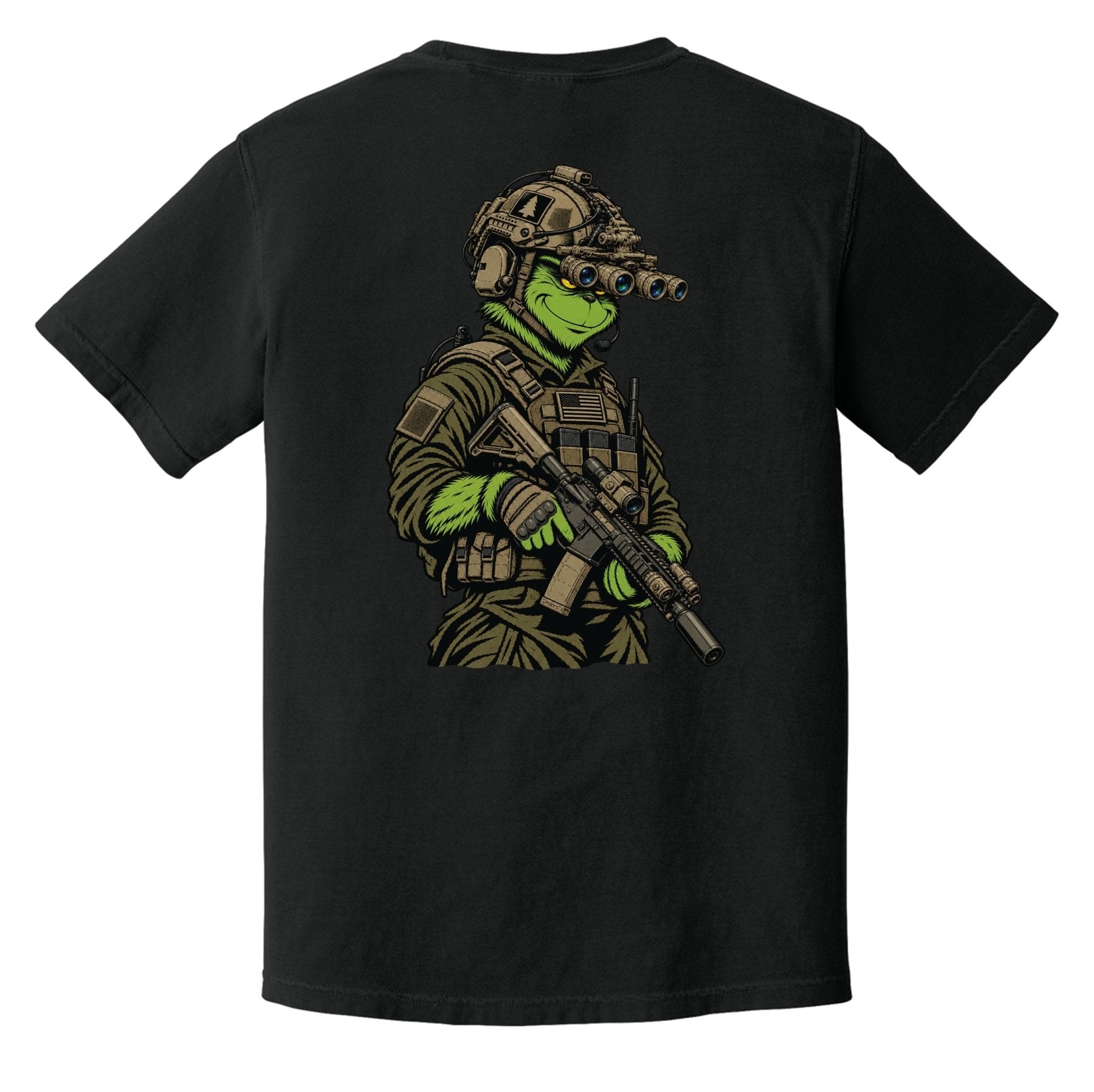 Tactical Grinch Heavyweight Tee - Small - Shirt