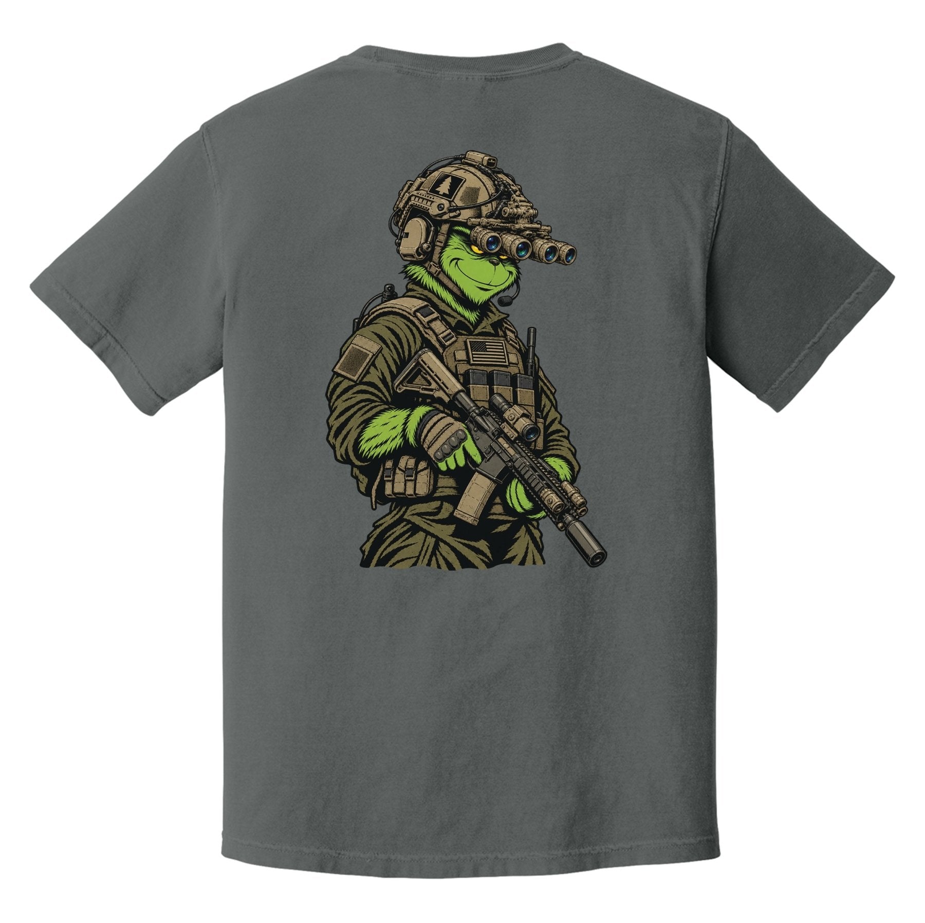 Tactical Grinch Heavyweight Tee - Small - Shirt