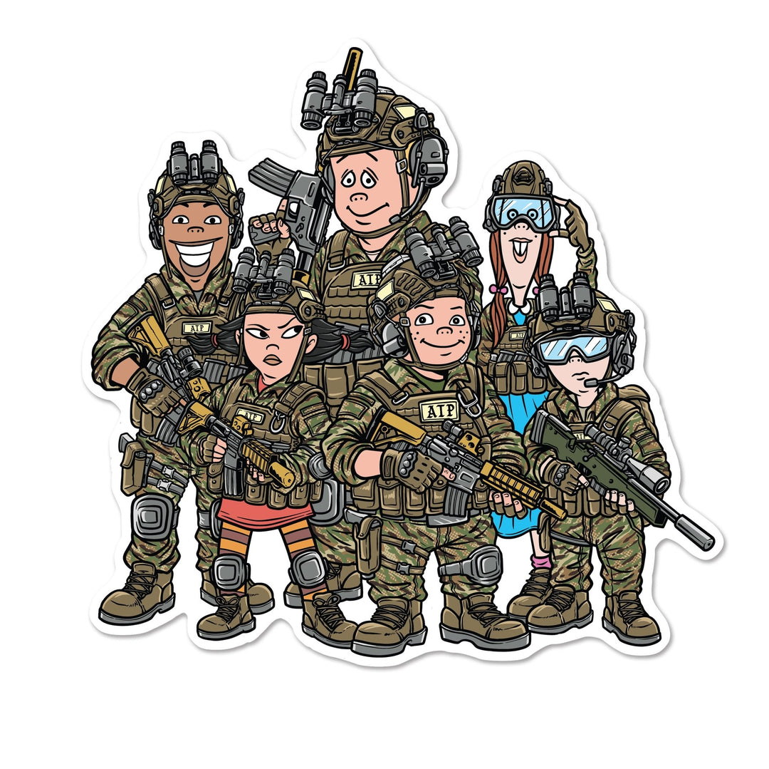 Tactical Recess Sticker – American Trigger Pullers