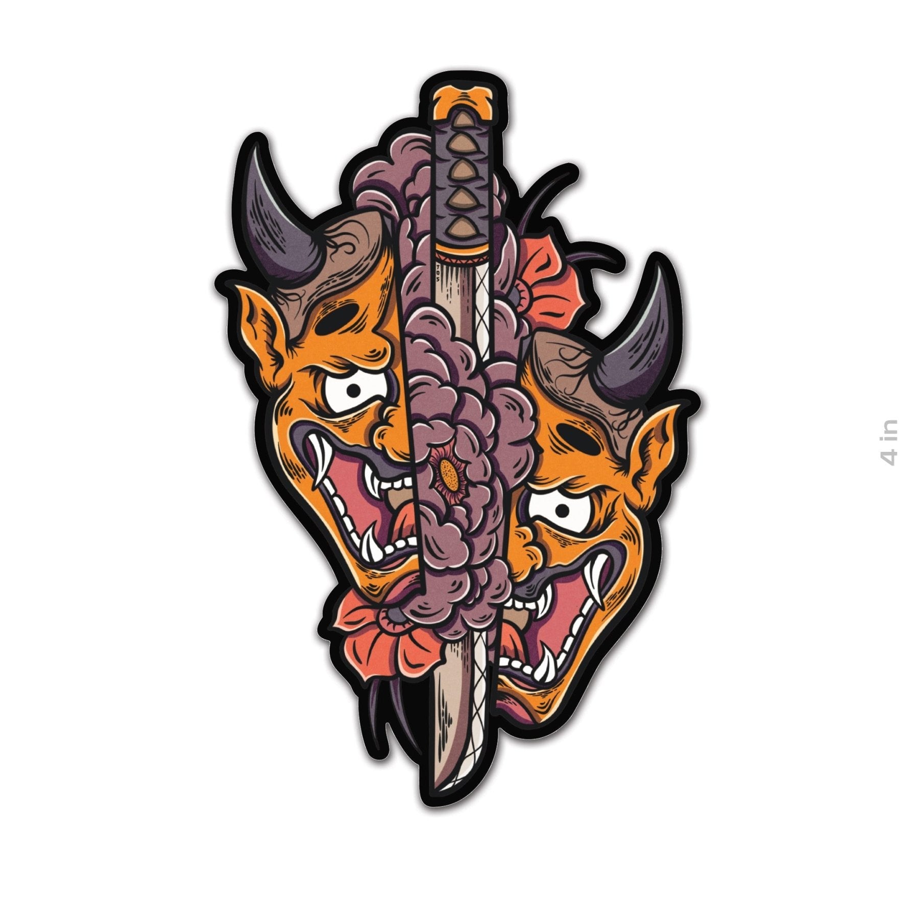 Tanto Akuma Sticker - 4" - Sticker